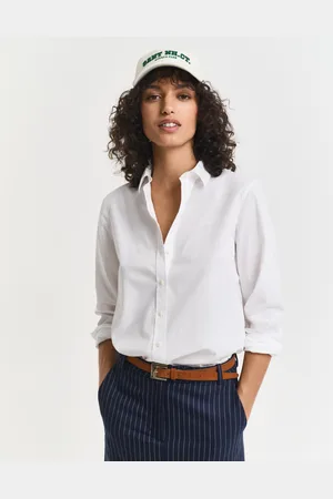GANT Naiset Regular fit ‑mitoitettu Classic-popliinipaita (34)