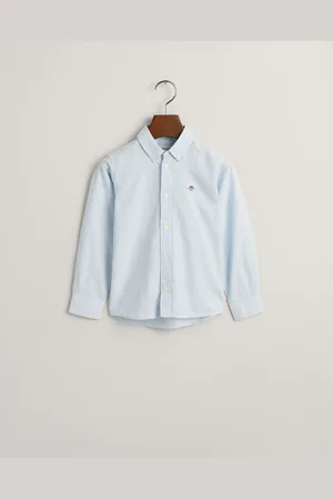 GANT Lapset Kids-malliston raidallinen Shield-oxford-paita (92)