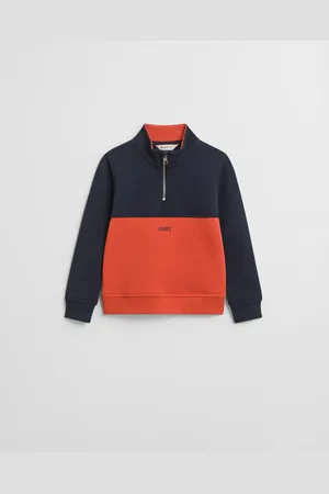 GANT Lapset Kids-malliston Color Blocked -collegepaita, vetoketjukaulus (92)