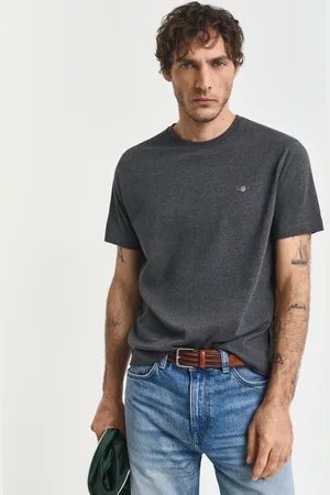 GANT Miehet Regular fit ‑mitoitettu Shield-t‑paita (XXS)