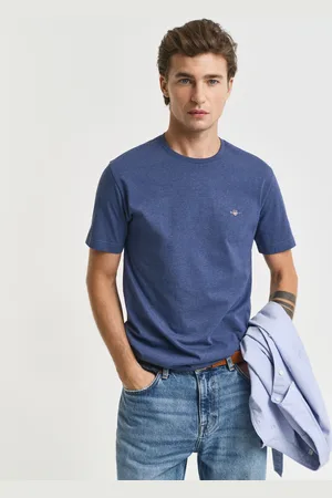 GANT Miehet Regular fit ‑mitoitettu Shield-t‑paita (XXS)