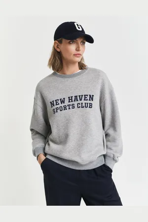GANT Naiset Graphic-collegepaita, pyöreä pääntie (XS)