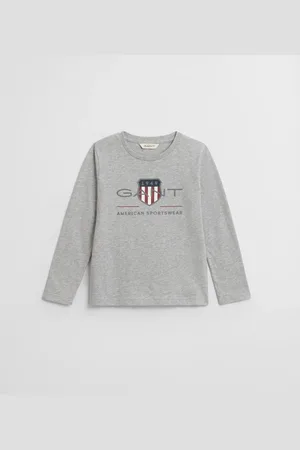 GANT Lapset Kids-malliston pitkähihainen Archive Shield ‑t‑paita (110/116)