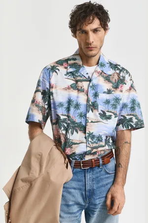 GANT Miehet Relaxed fit ‑mitoitettu Island-printtipaita (S)