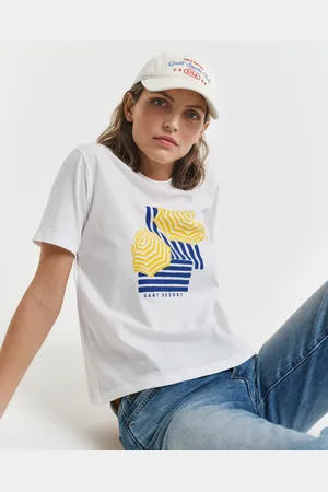 GANT Naiset Graphic-t‑paita (XS)