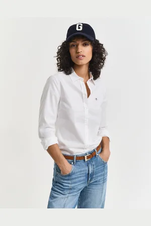 GANT Naiset Slim fit ‑mitoitettu joustava oxford-paita (34)