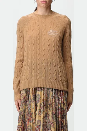Etro Sweater in cashmere with tricot workmanship