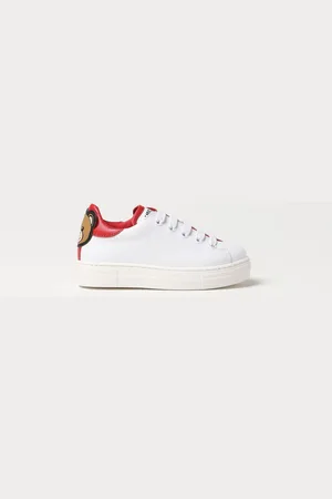 Moschino Kid leather sneakers