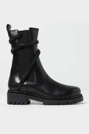 RENE CAOVILLA Flat Ankle Boots Woman color