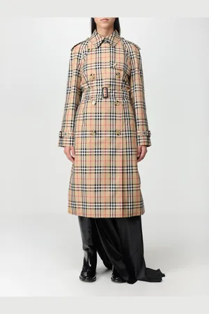 Burberry Trench coat in cotton with Check print