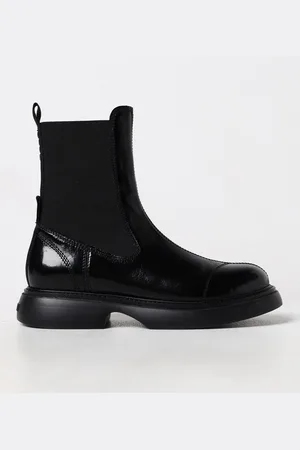 Ganni Flat Ankle Boots Woman color