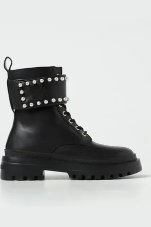 Moschino Flat Ankle Boots Woman color