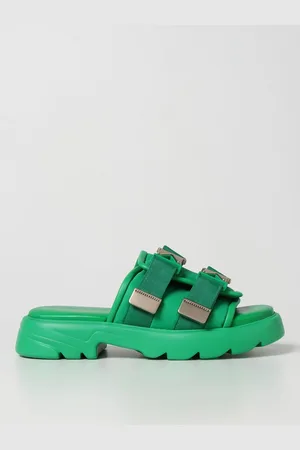 Bottega Veneta Flash rubber and canvas sandals