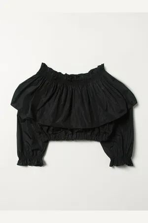 Msgm Flounce cropped top