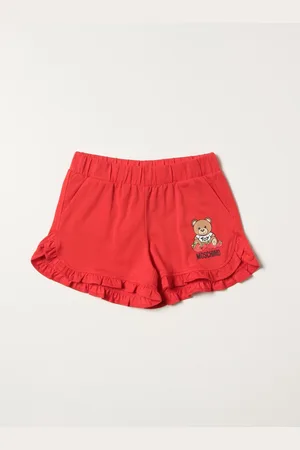 Moschino Kid jogging shorts with Teddy