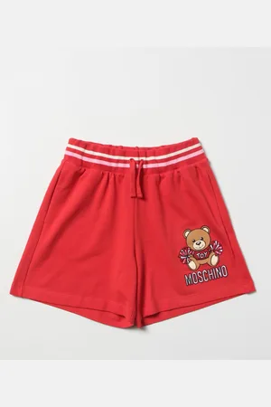 Moschino Kid cotton shorts with Teddy Bear