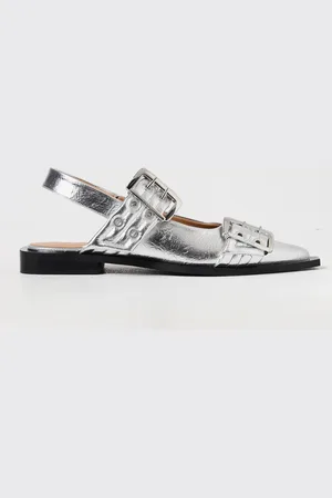 Ganni Ballet Flats Woman color