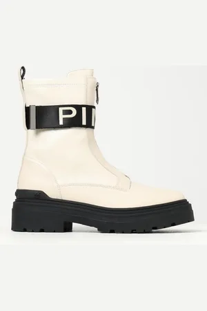 Pinko Flat Ankle Boots Woman color
