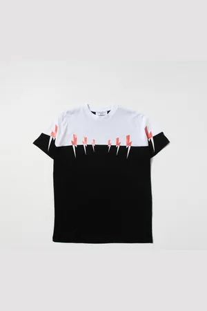 Neil Barrett Neil Barrett t-shirt with lightning print