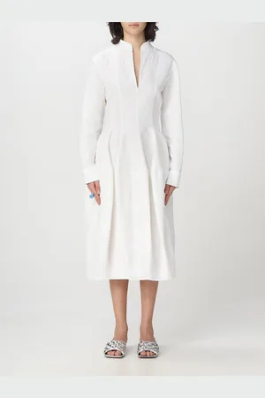 Bottega Veneta Dress in linen and viscose