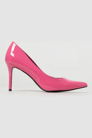 VERSACE Patent pumps with embossed logo