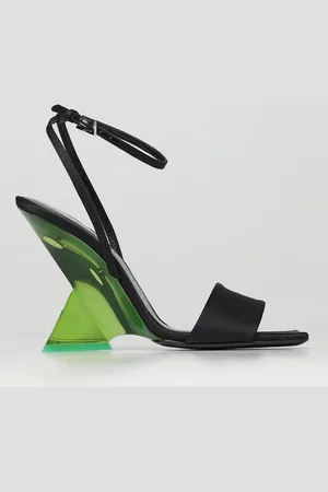 The Attico Cheope sandals in satin