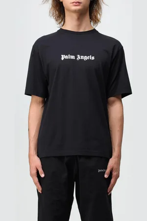 Palm Angels Cotton T-shirt with printed logo