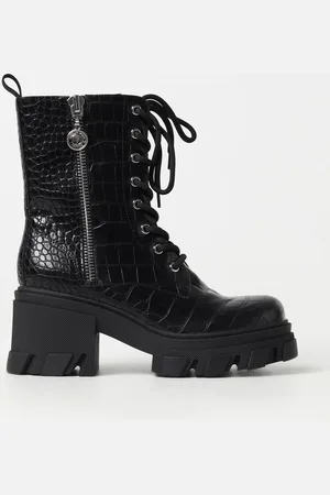 VERSACE Ankle boots in synthetic leather