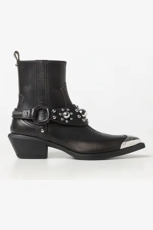 Pinko Flat Ankle Boots Woman color