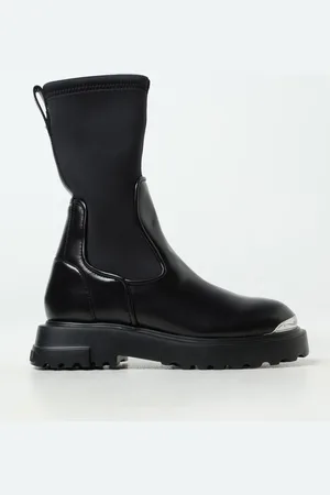 Moschino Flat Ankle Boots Woman color