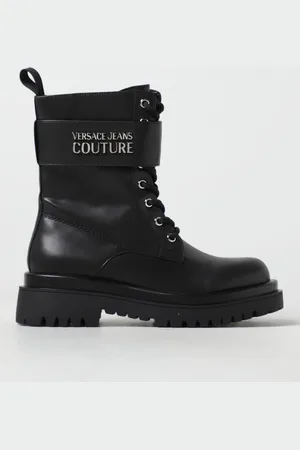VERSACE Ankle boots in synthetic leather