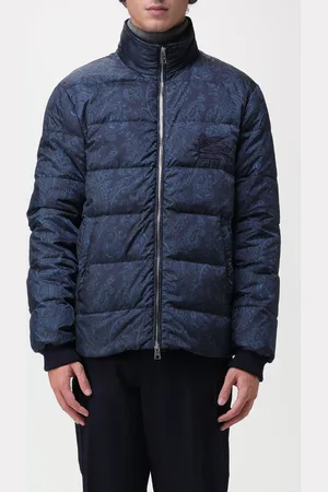 Etro Paisley down jacket in quilted nylon