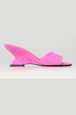 The Attico Cheope mules in suede