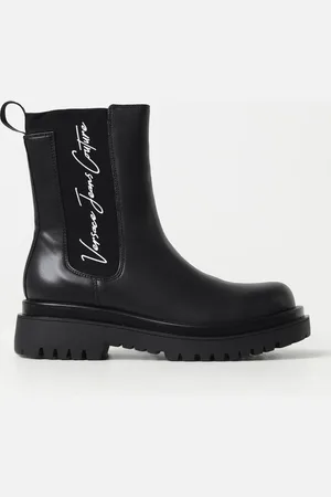 VERSACE Ankle boots in synthetic leather