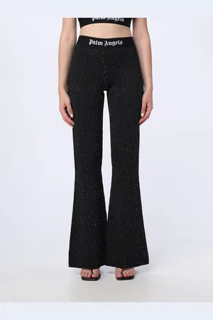 Palm Angels Trousers in stretch fabric with sequins