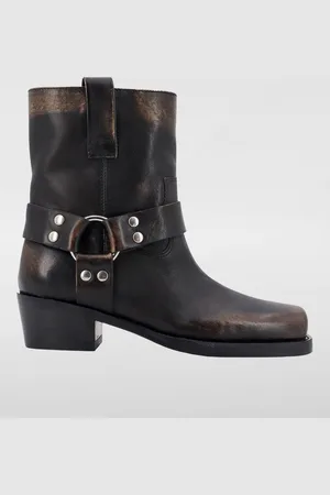 PARIS TEXAS Flat Ankle Boots Woman color