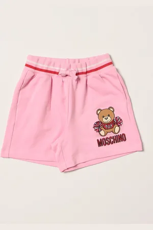 Moschino Kid cotton shorts with Teddy Bear