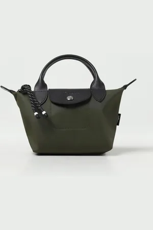 Longchamp Le Pliage Energy XS bag in recycled nylon and grained leather