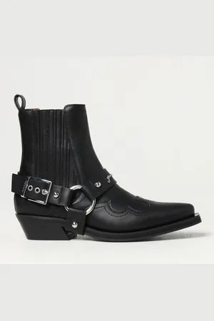 Ganni Flat Ankle Boots Woman color