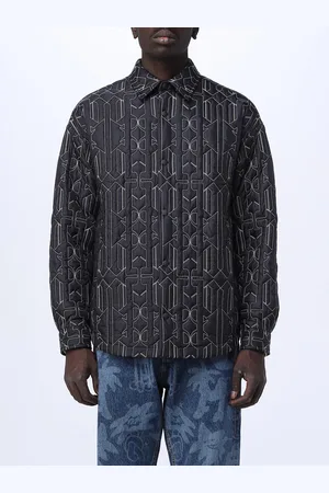 Palm Angels Overshirt in quilted nylon