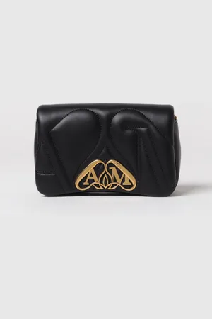 Alexander McQueen Seal clutch in quilted leather
