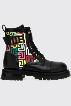 Balmain Flat Ankle Boots Woman color