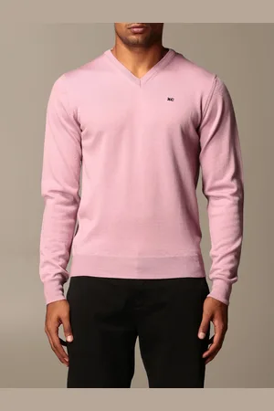 XC V-neck sweater in extrafine Merino wool