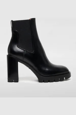 santoni Flat Ankle Boots Woman color