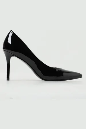 VERSACE Patent pumps with embossed logo