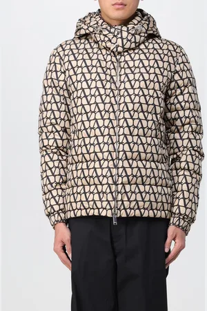 VALENTINO Down jacket in nylon with Toile Iconographe print