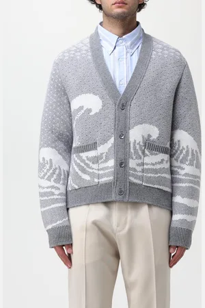 Thom Browne Cardigan in jacquard wool