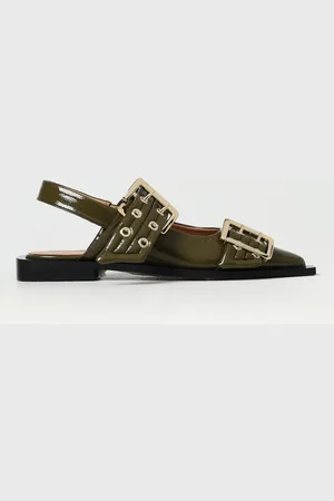 Ganni Ballet Flats Woman color
