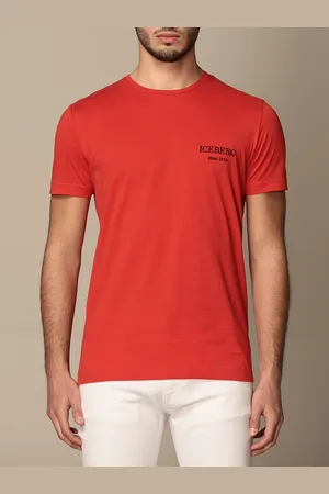 Iceberg Cotton t-shirt with big Mickey Mouse print on the back