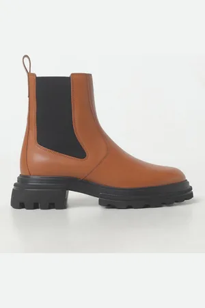 Hogan Flat Ankle Boots Woman color